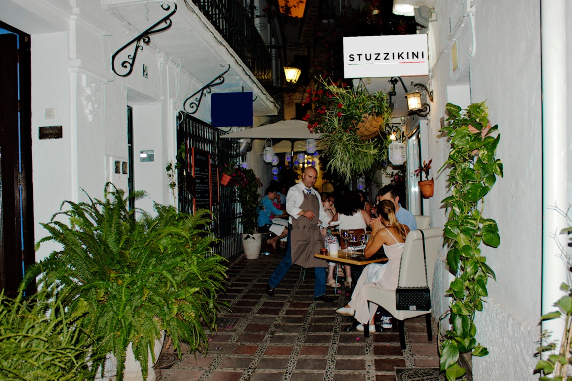 Stuzzikini Italian Restaurant in Marbella's Old Town